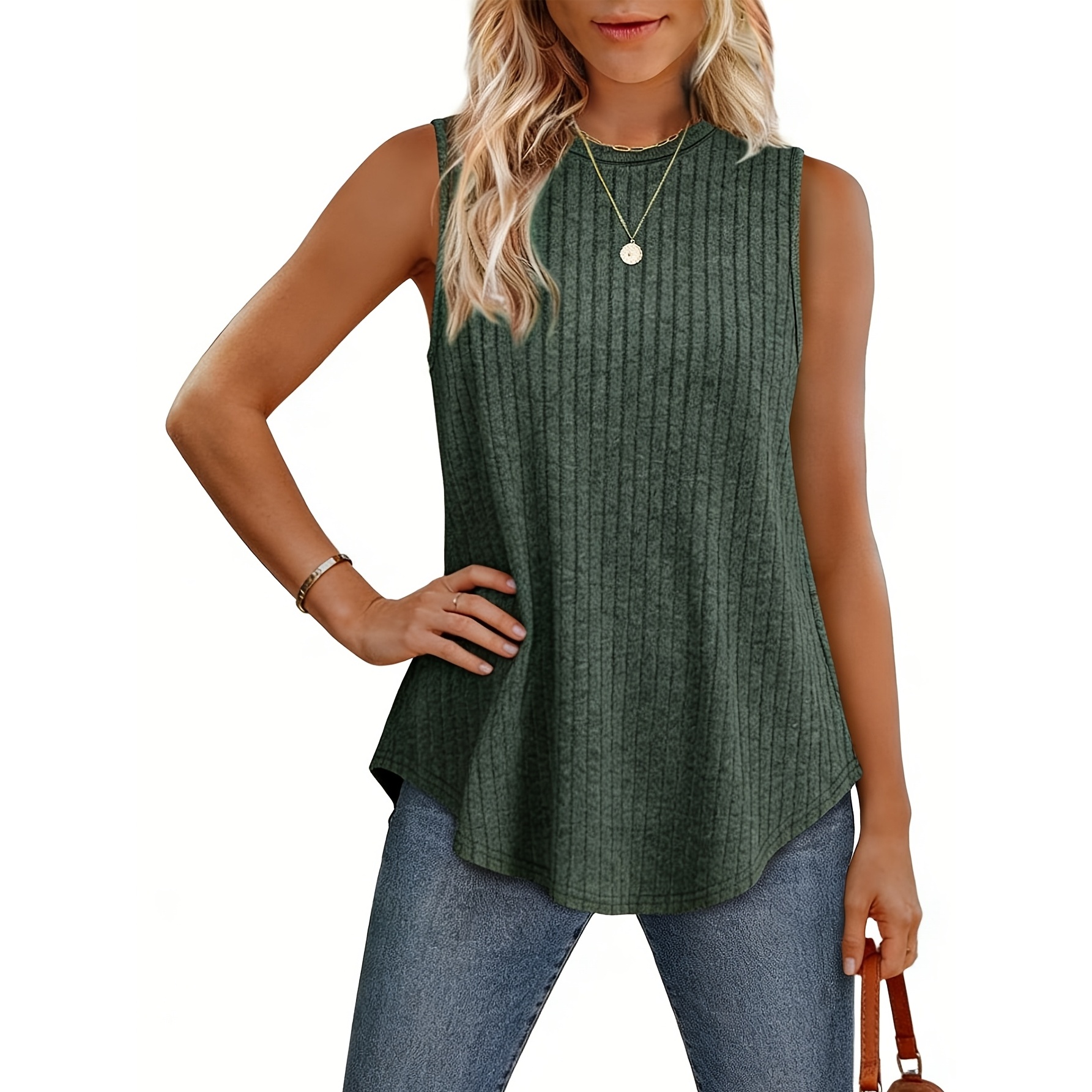 Casual Loose Sleeveless Shirt For Women