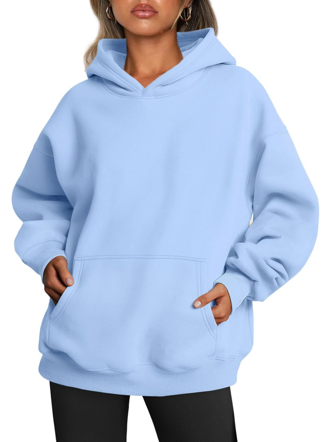 Oversized Fleece Hoodie For Woman-My Comfy Blouse