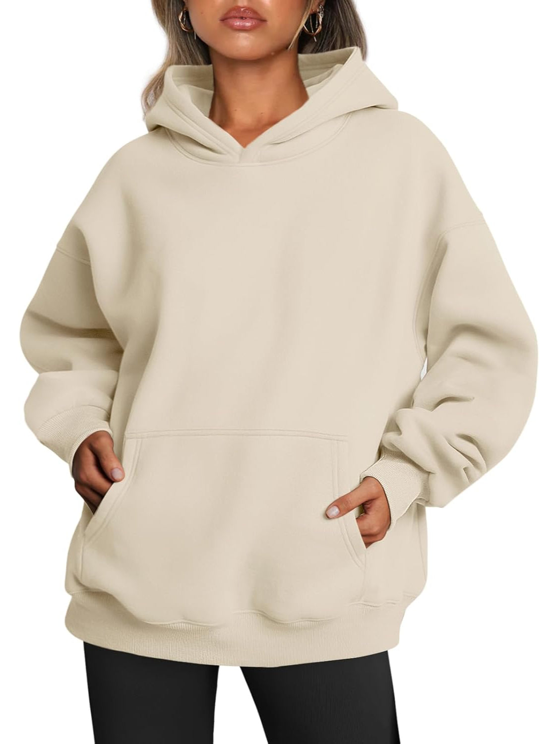 Oversized Fleece Hoodie For Woman-My Comfy Blouse