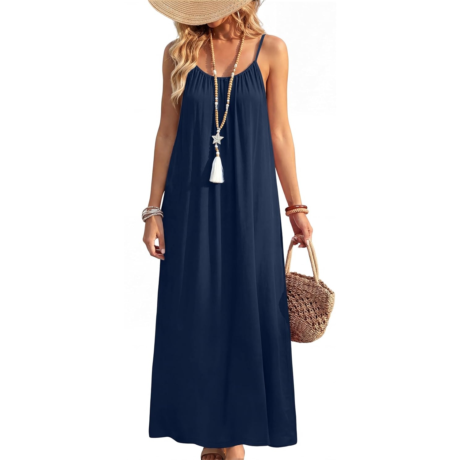 Beach Spaghetti Strap Summer Dresses For Women