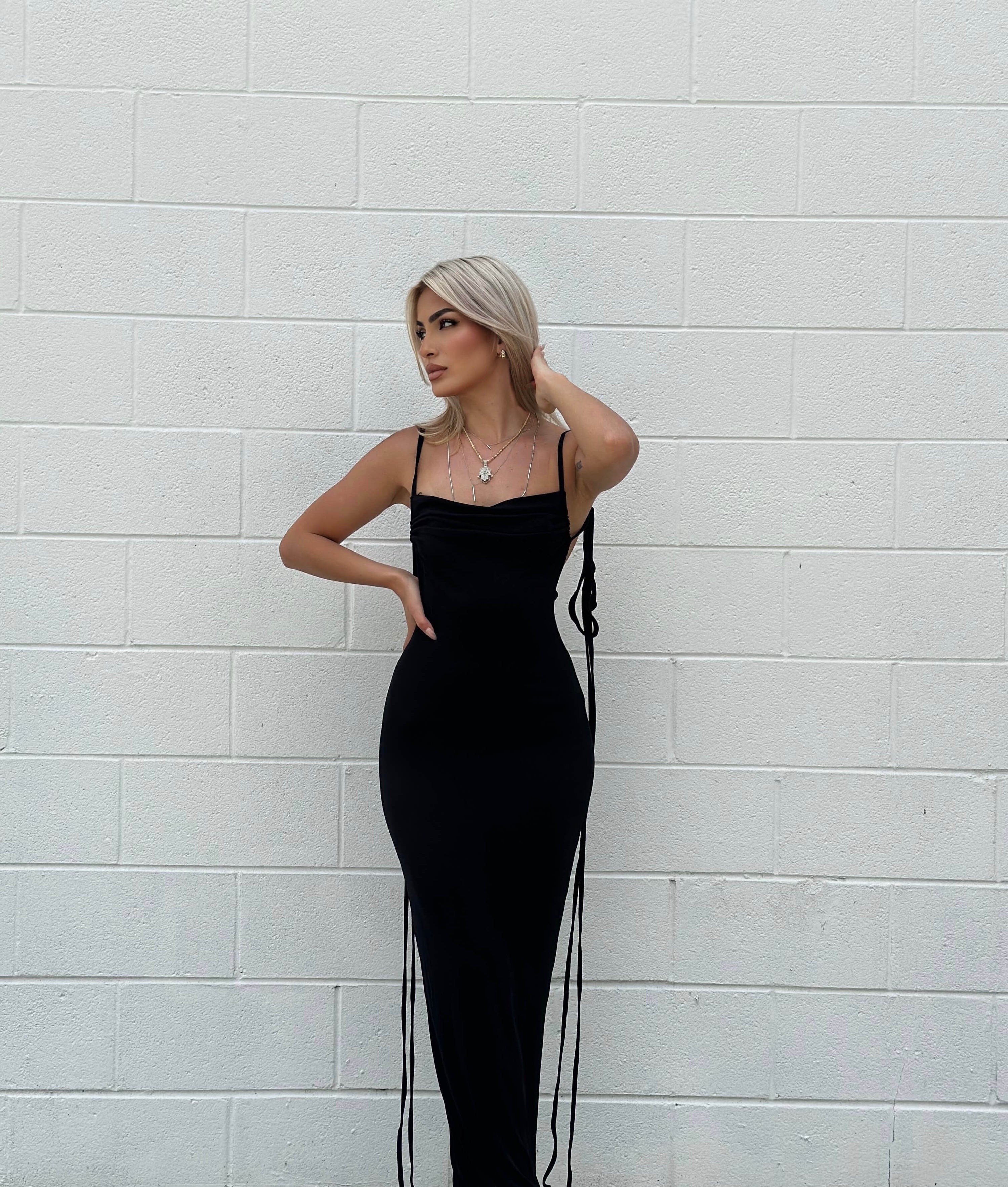 Serenity Backless Maxi Dress-My Comfy Blouse