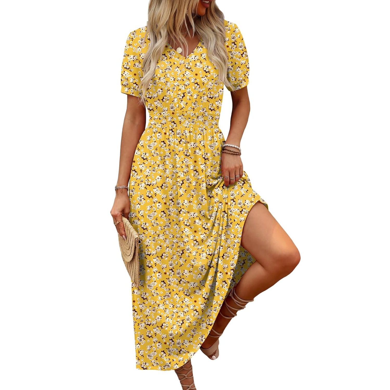 Boho Casual Midi Long Dress For Women