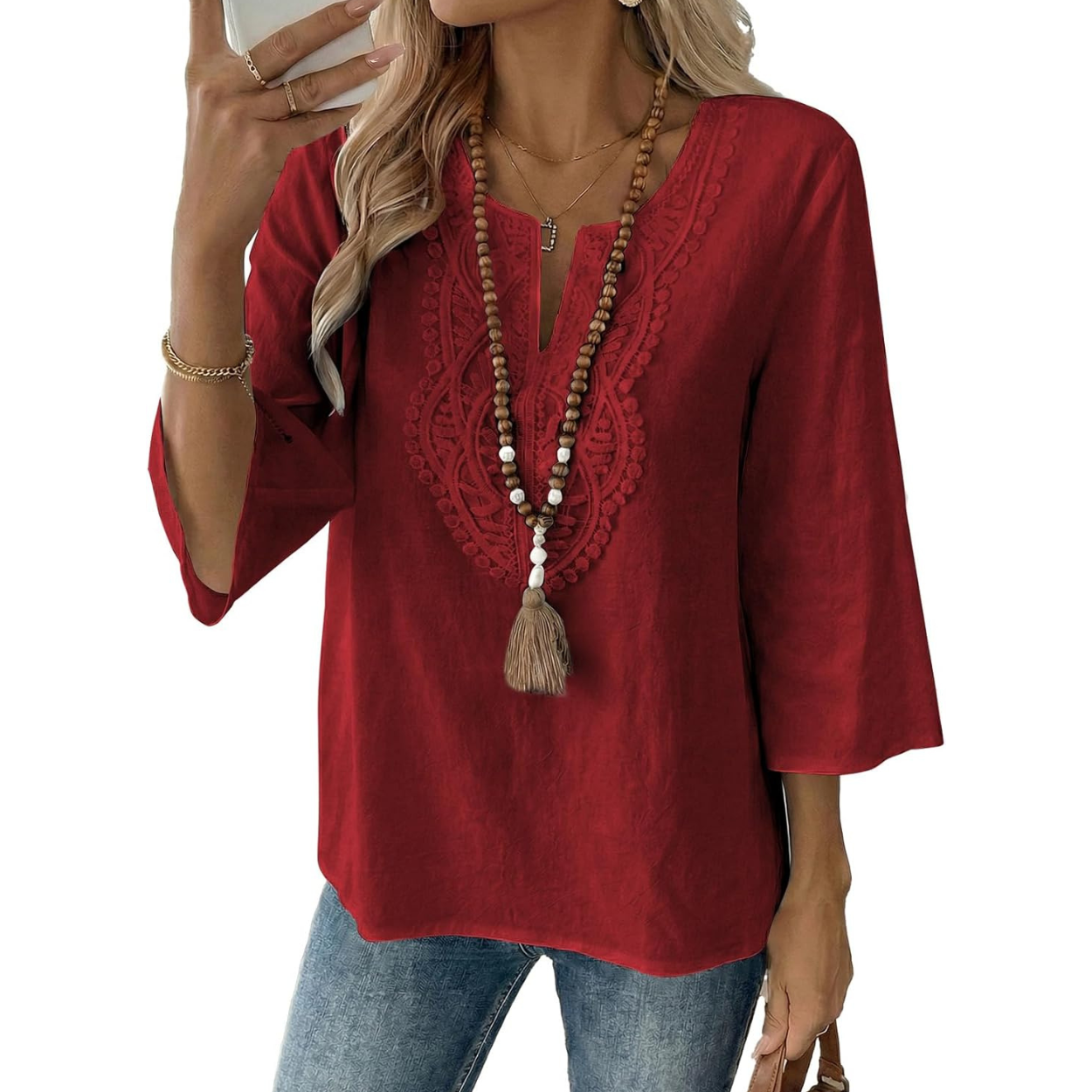 Casual Spring Long Sleeve Top For Women