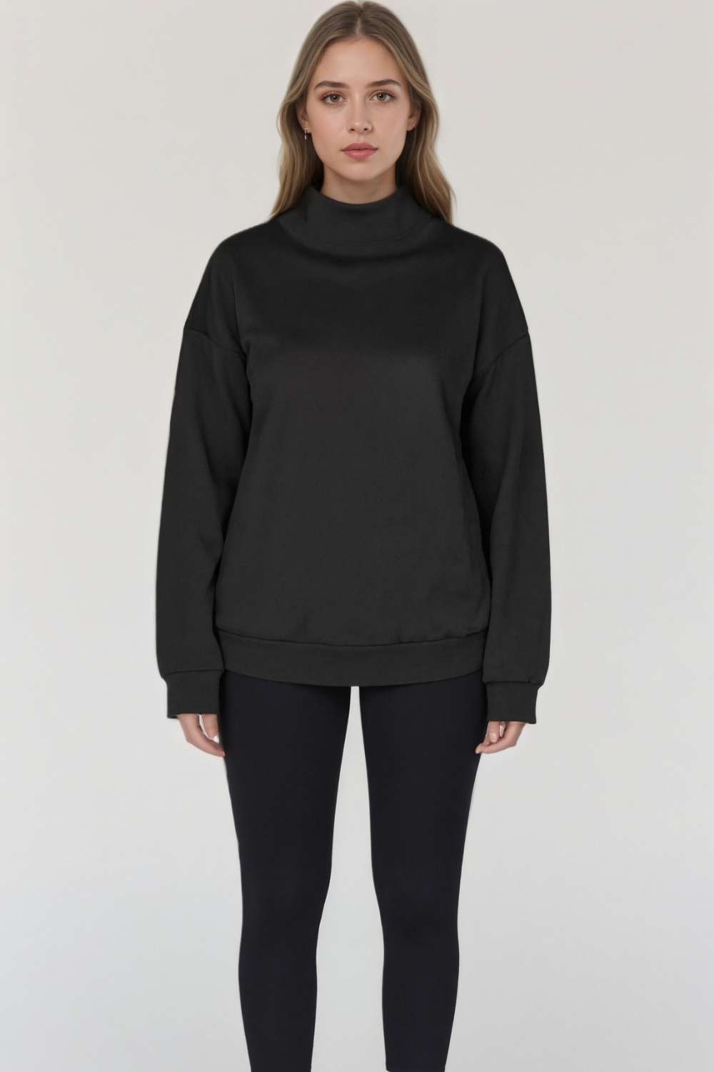 Oversized Long Sleeve Pullover Sweatshirt Hoodie