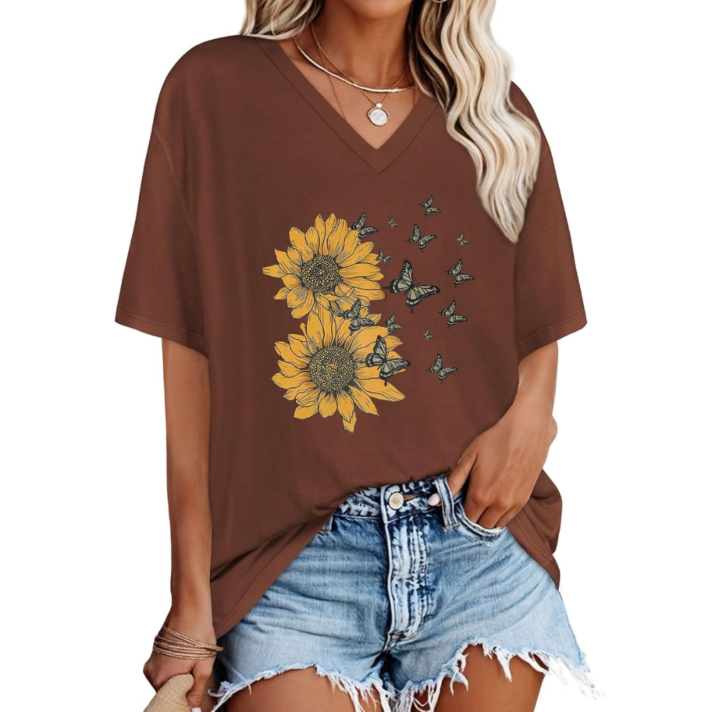 Oversized Loose Summer Short Sleeve T Shirts For Women
