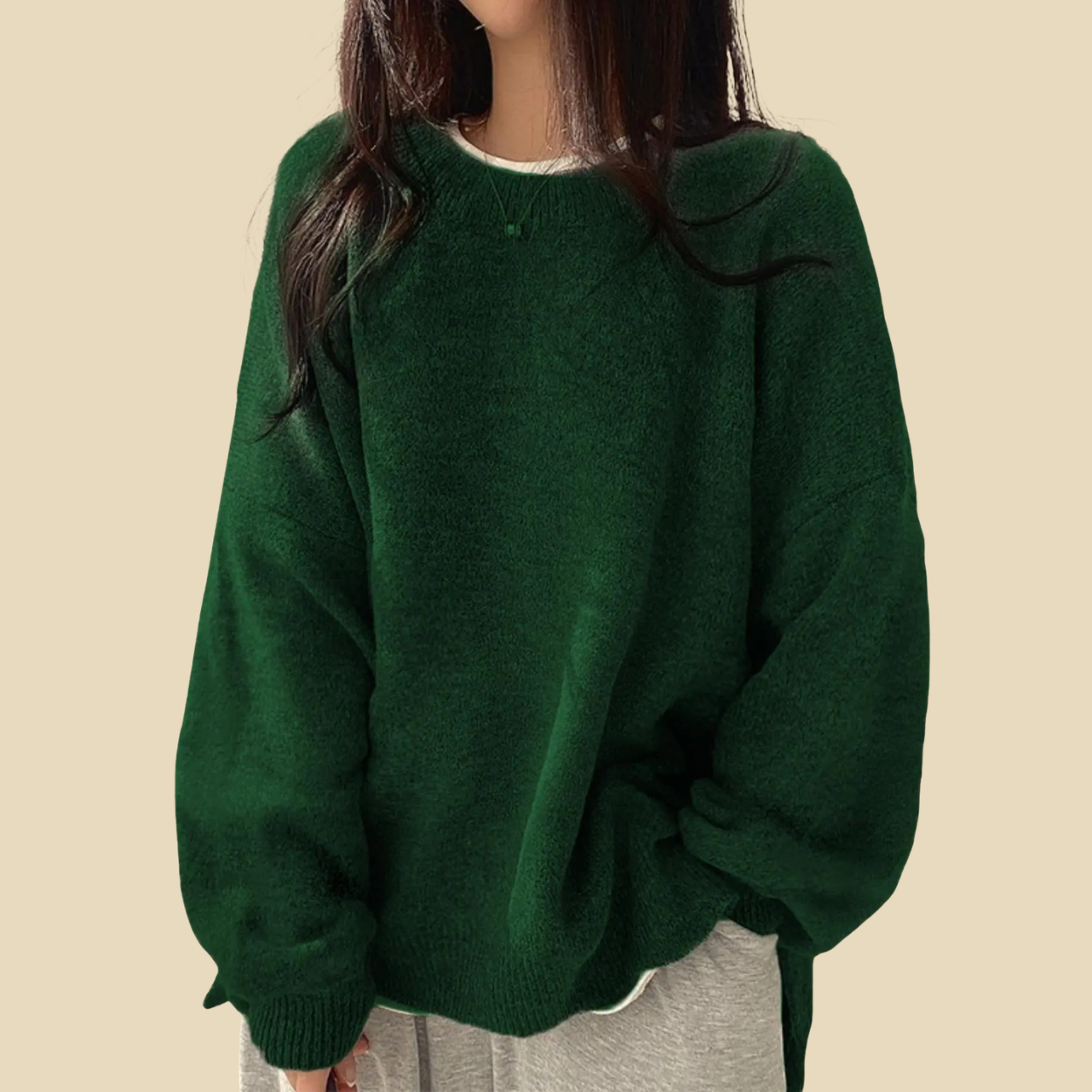 Casual Long Sleeve Pullover Sweaters For Women