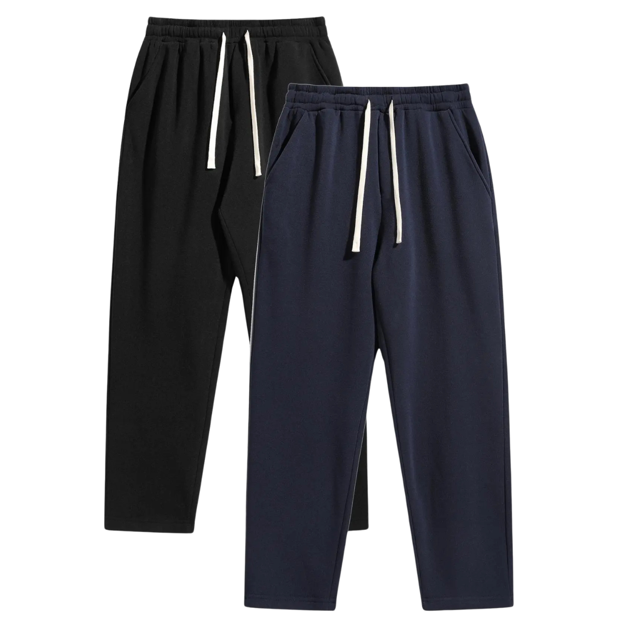 2 Pieces Casual Sweatpants With Pockets For Men