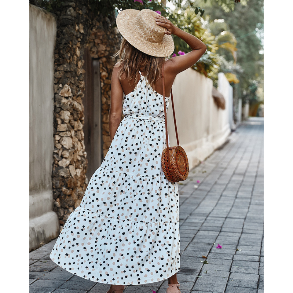 Women’s Polka Dot Dress-My Comfy Blouse