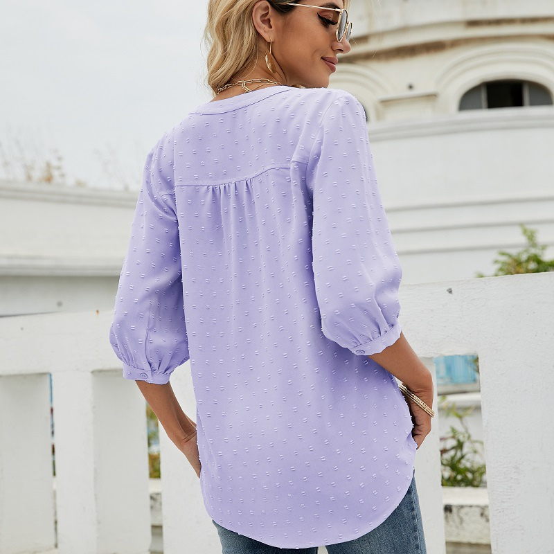 Bell Shape Long Sleeves Blouse-My Comfy Blouse