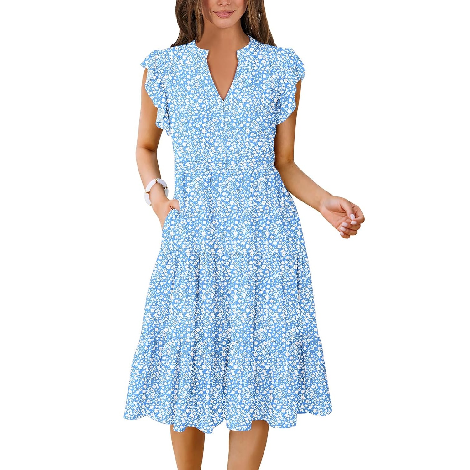 Casual Midi Boho Summer Dress For Women