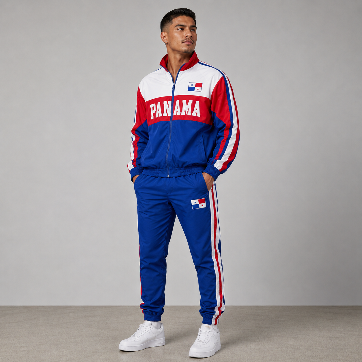 World Cup 2026 Themed Panama Football Fan Sweatshirt And Jogger Set