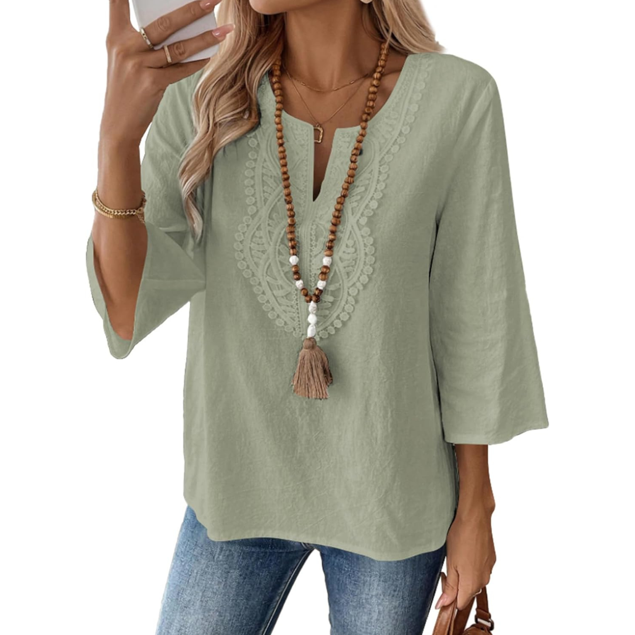 Casual Spring Long Sleeve Top For Women