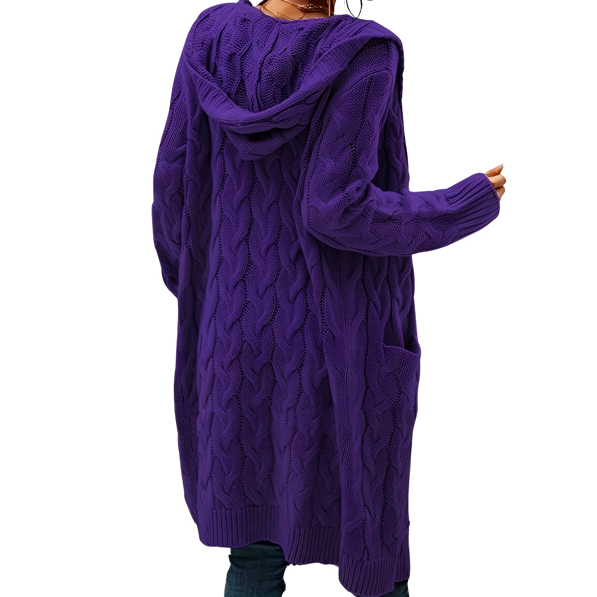 Casual Long Cardigan Knitwear For Women