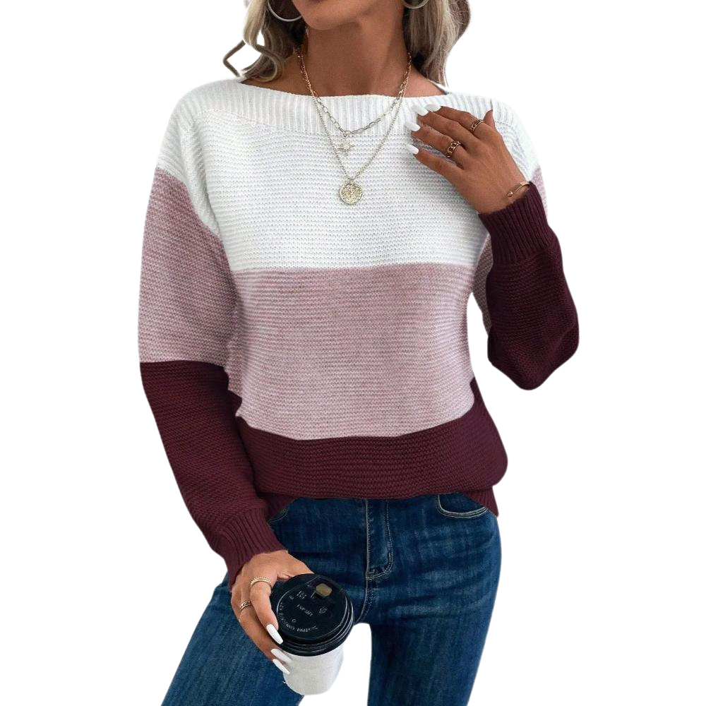 Casual Knit Pullover Sweater-My Comfy Blouse