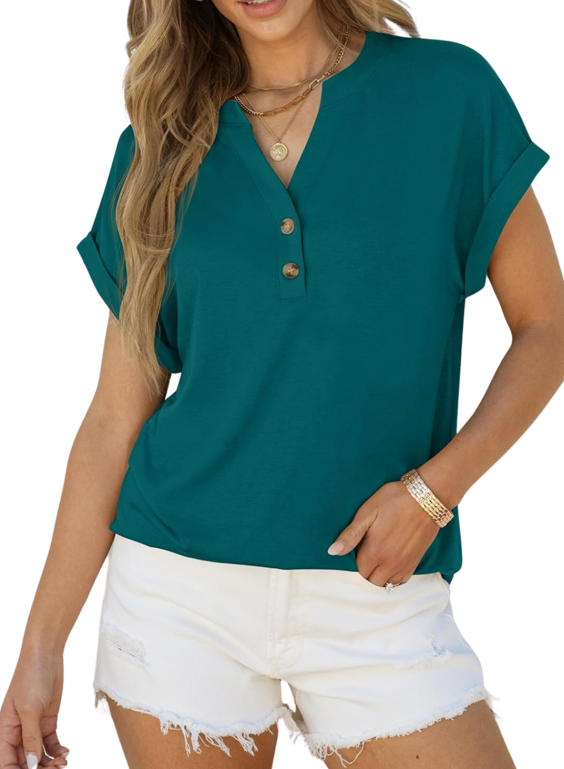 Casual Short Sleeve Loose Fit Summer Tops-My Comfy Blouse