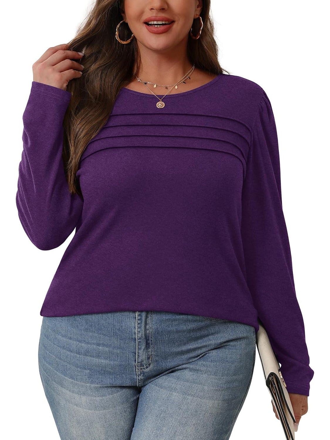 Long Sleeve Pullover Top-My Comfy Blouse