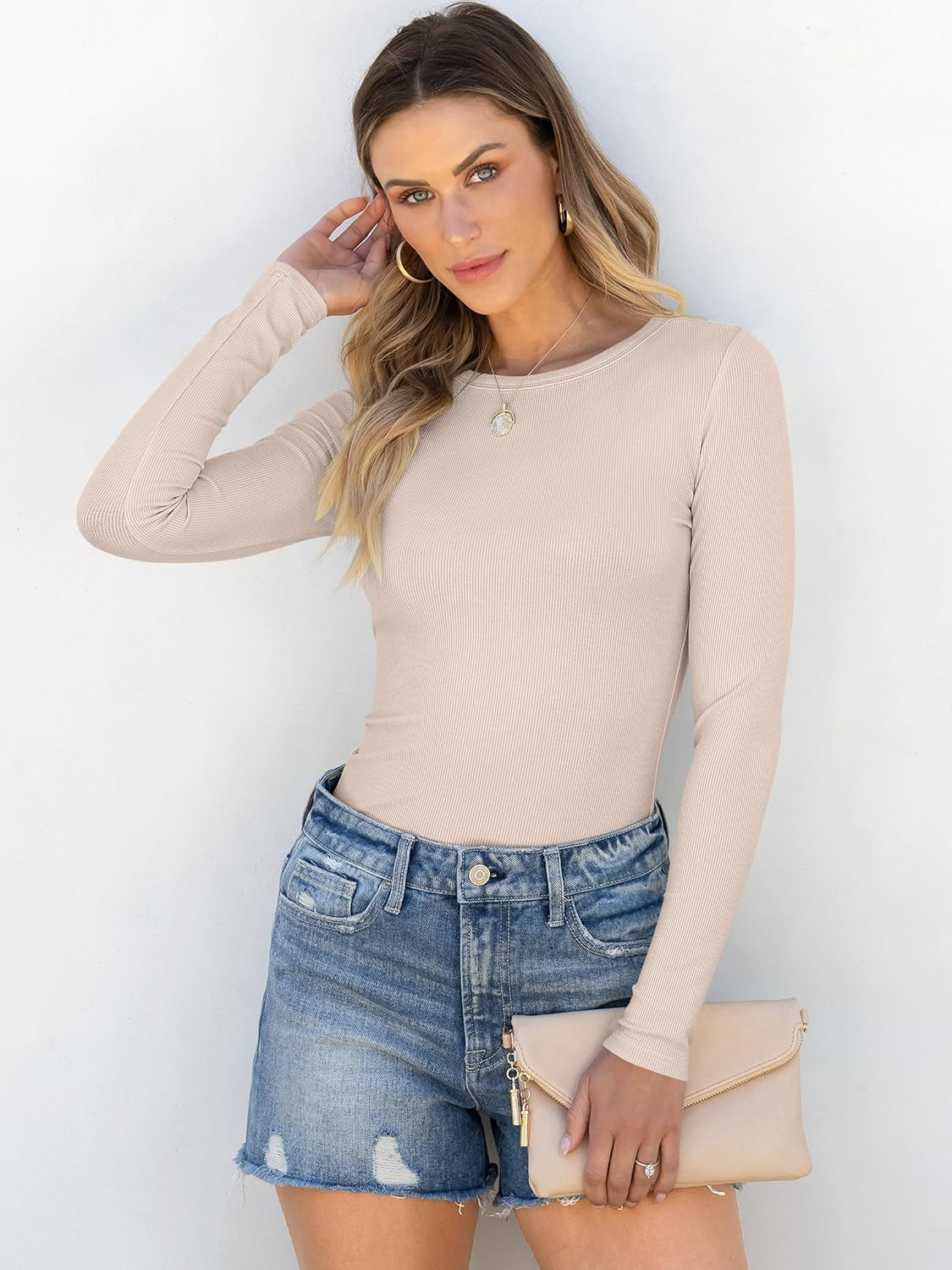 Elegant Long Sleeve Slim Fit Top-My Comfy Blouse