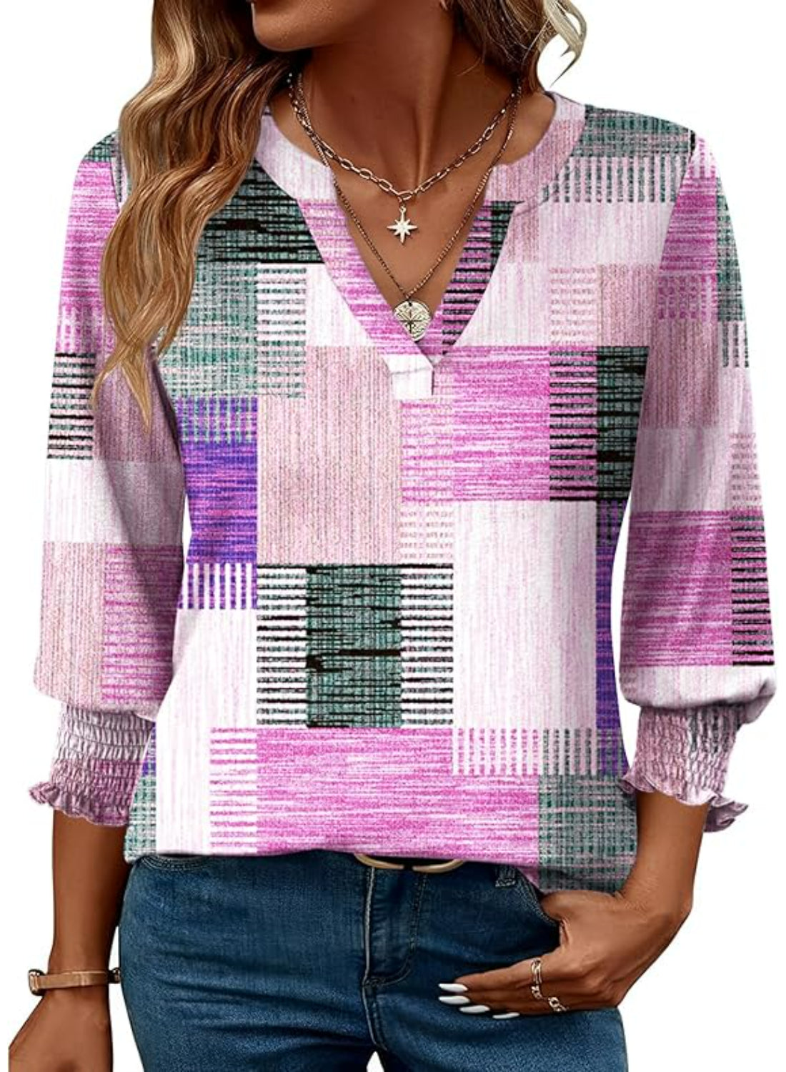 Summer Style Blouse Featuring Ruffle Cuff Design-My Comfy Blouse