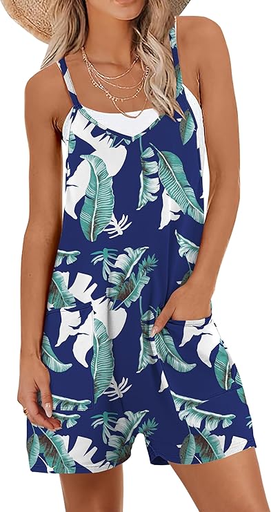 Loose Fit Sleeveless Romper Featuring Soft Stretch And Light Feel-My Comfy Blouse