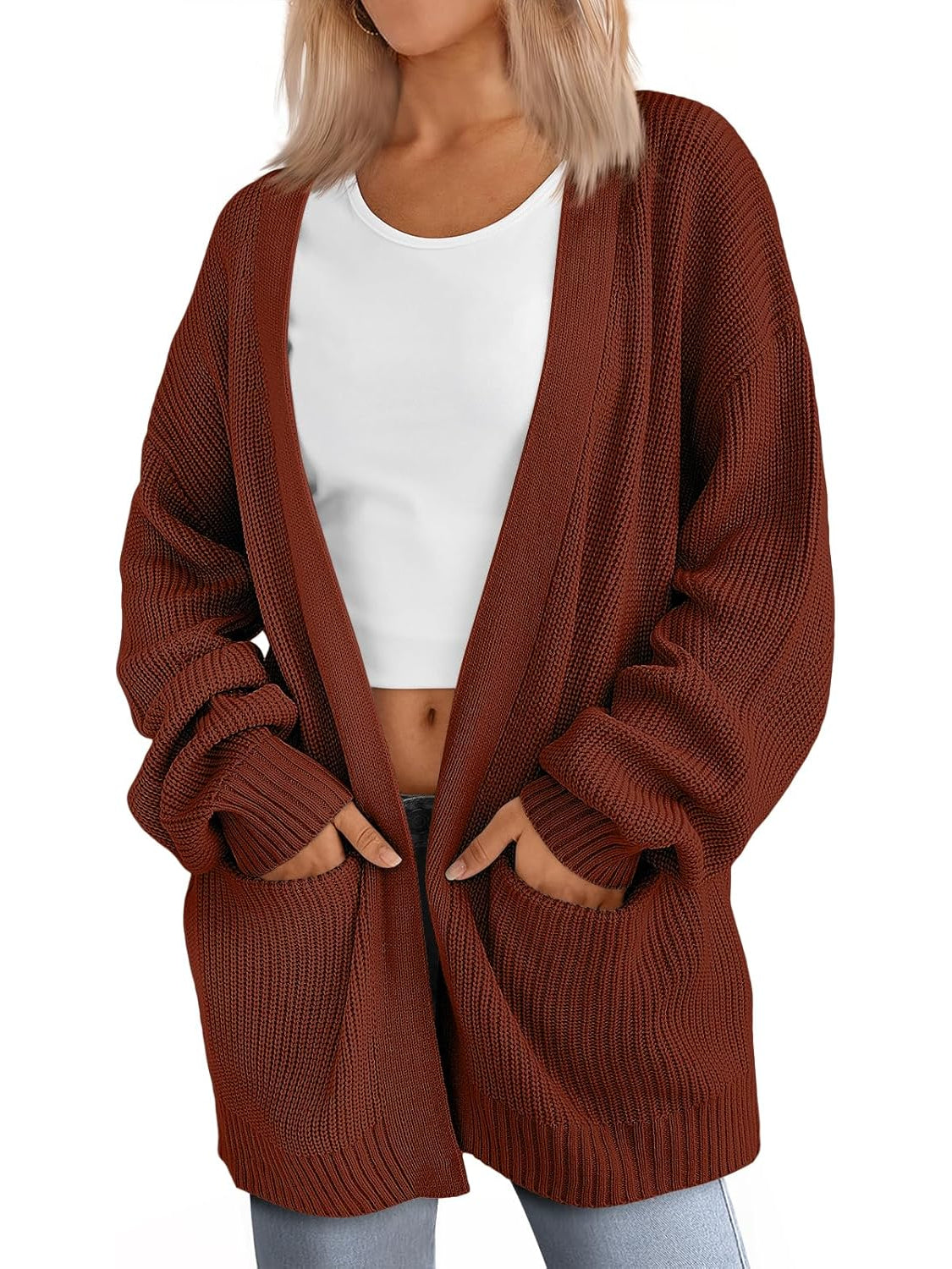 Soft Knit Oversized Cardigan-My Comfy Blouse