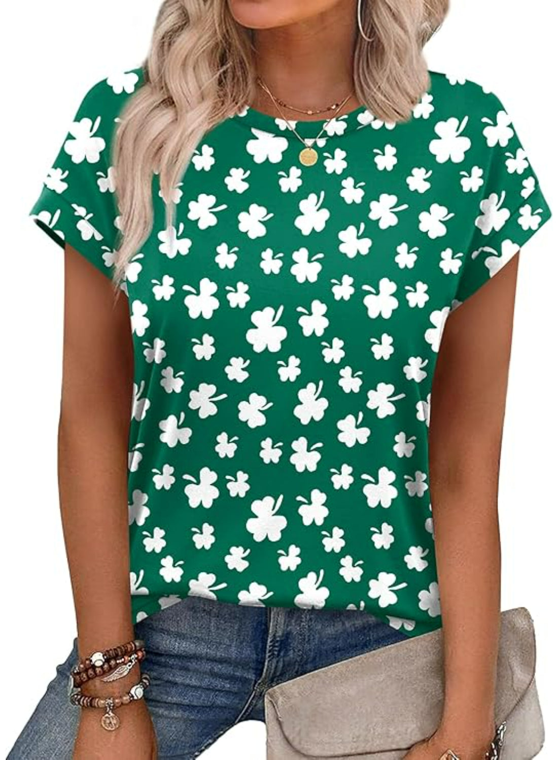 Short Sleeve Summer Tunic Top-My Comfy Blouse