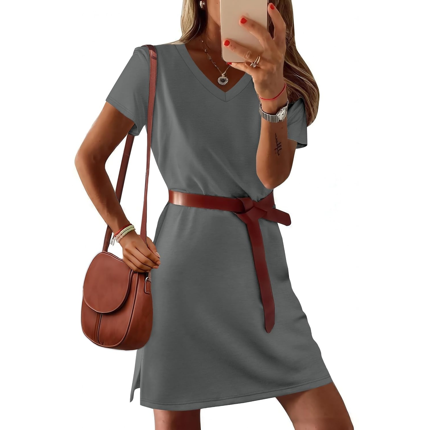 Casual Summer T Shirt Dress For Everyday Wear For Women