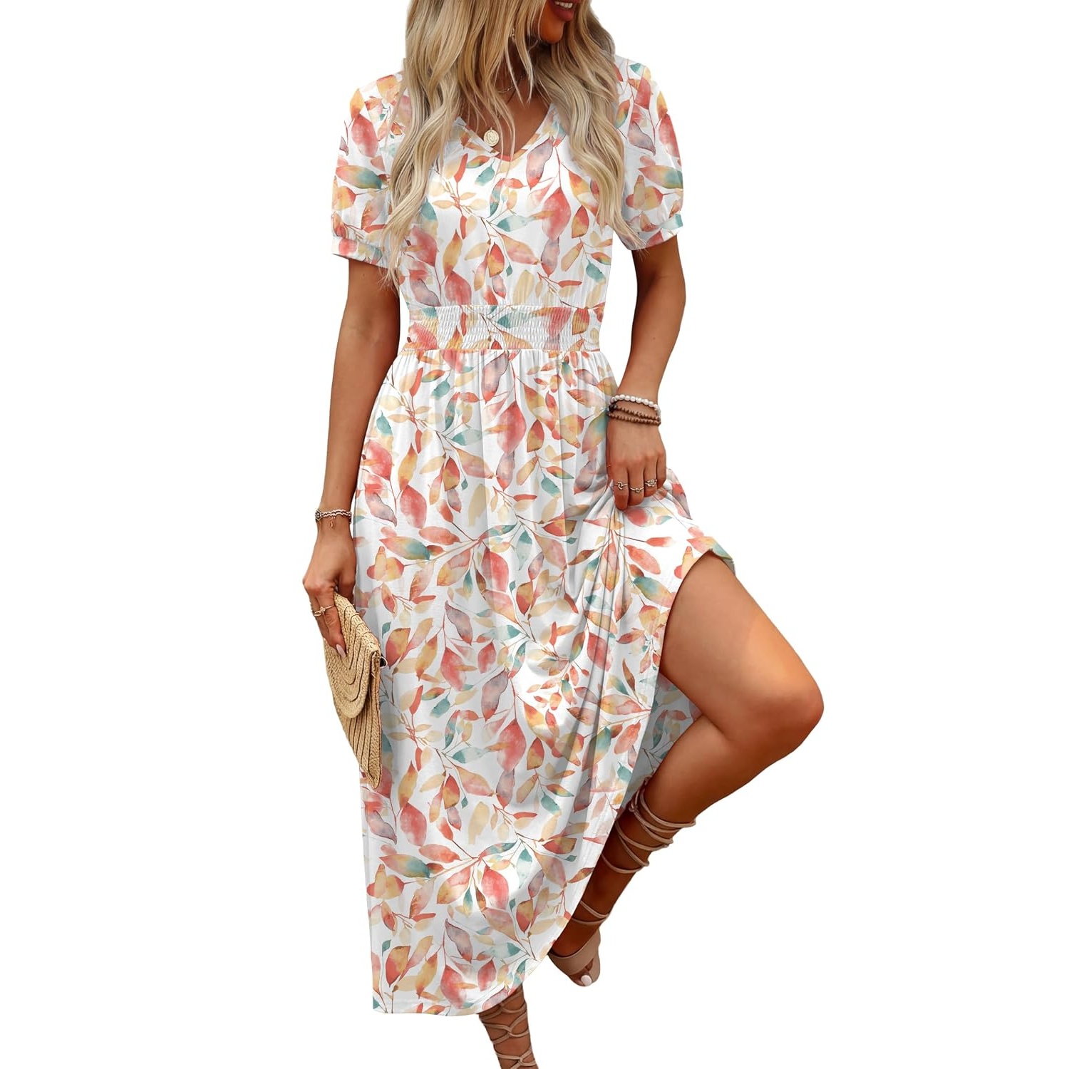 Boho Casual Midi Long Dress For Women