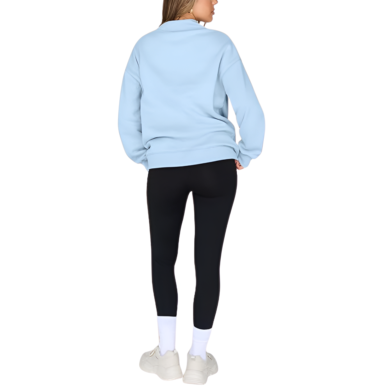 Womens Oversized Sweatshirts Turtleneck Pullover Long Sleeve Hoodies