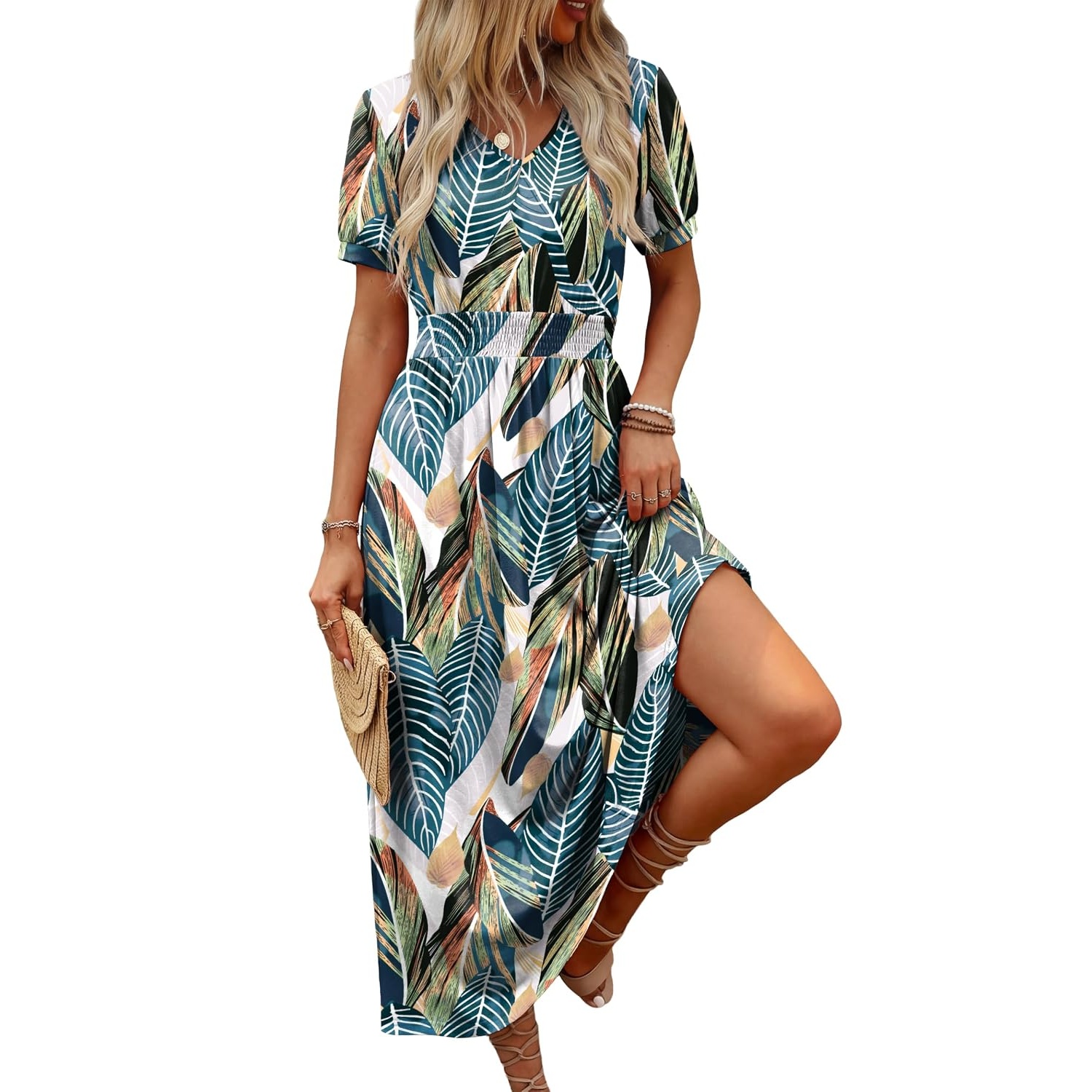 Boho Casual Midi Long Dress For Women