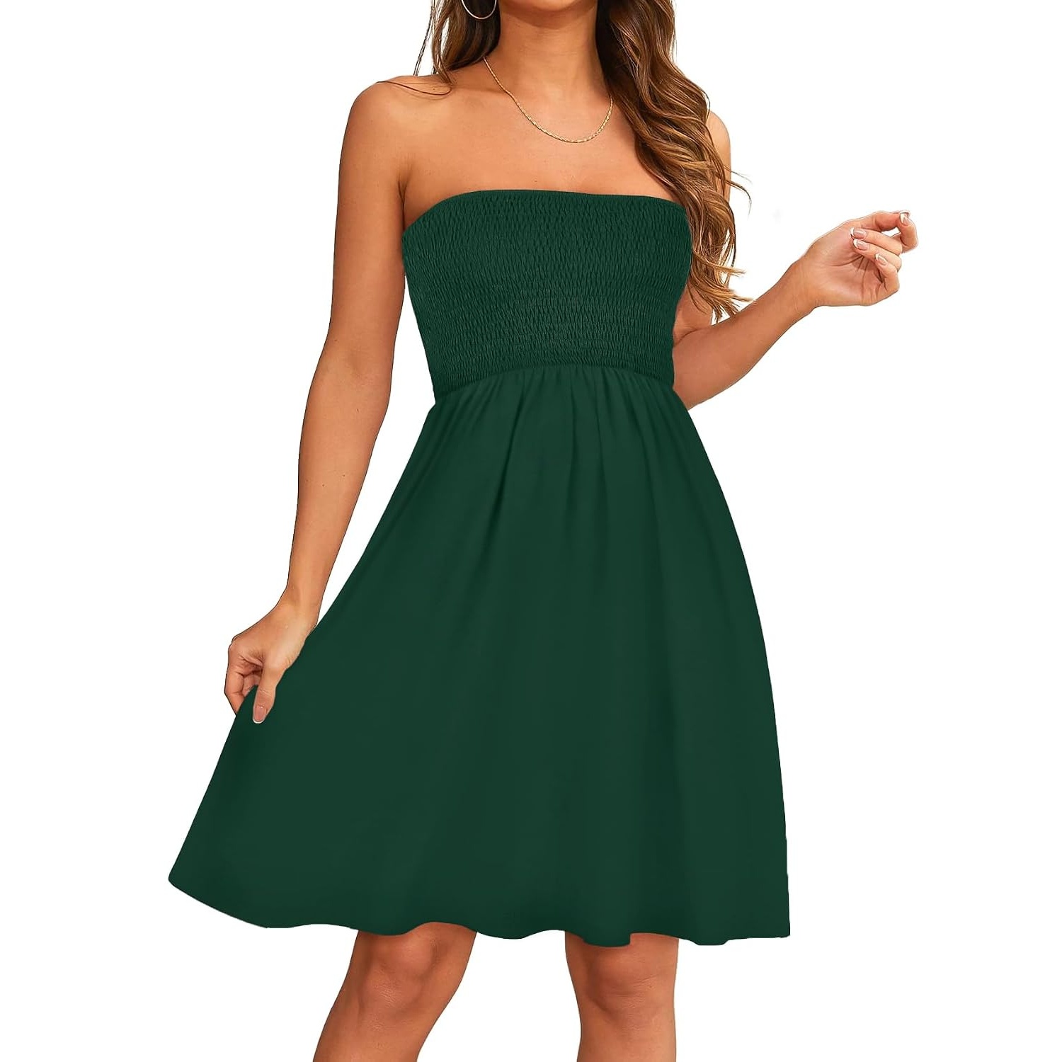 Casual Strapless Summer Sundress For Women
