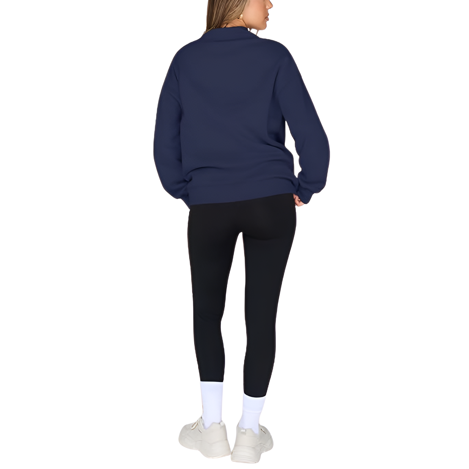 Womens Oversized Sweatshirts Turtleneck Pullover Long Sleeve Hoodies