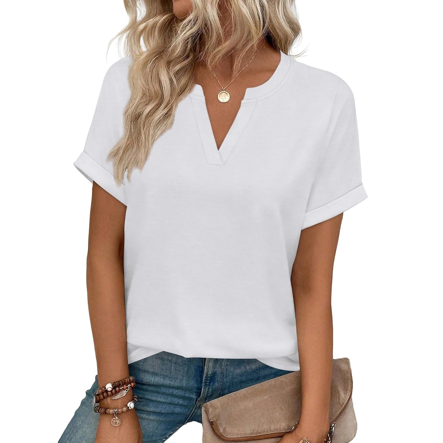 Casual Spring Summer Short Sleeve T Shirt For Women