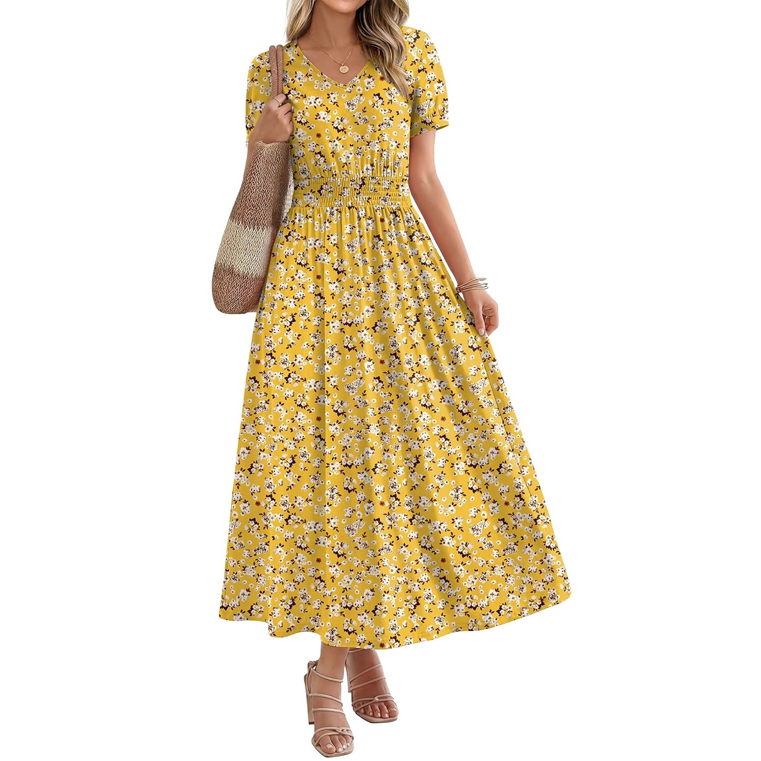 Boho Casual Midi Long Dress For Women