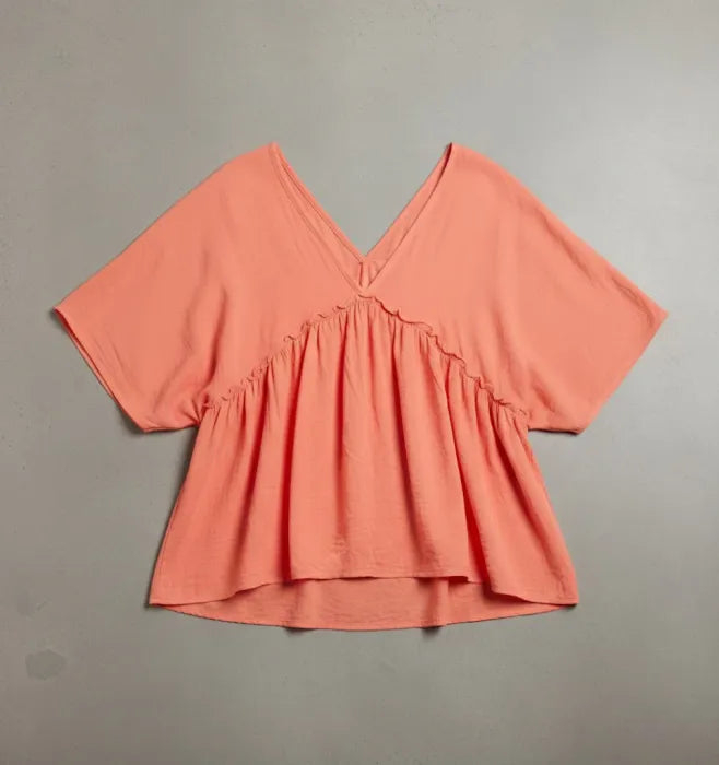 Layered V Style Blouse