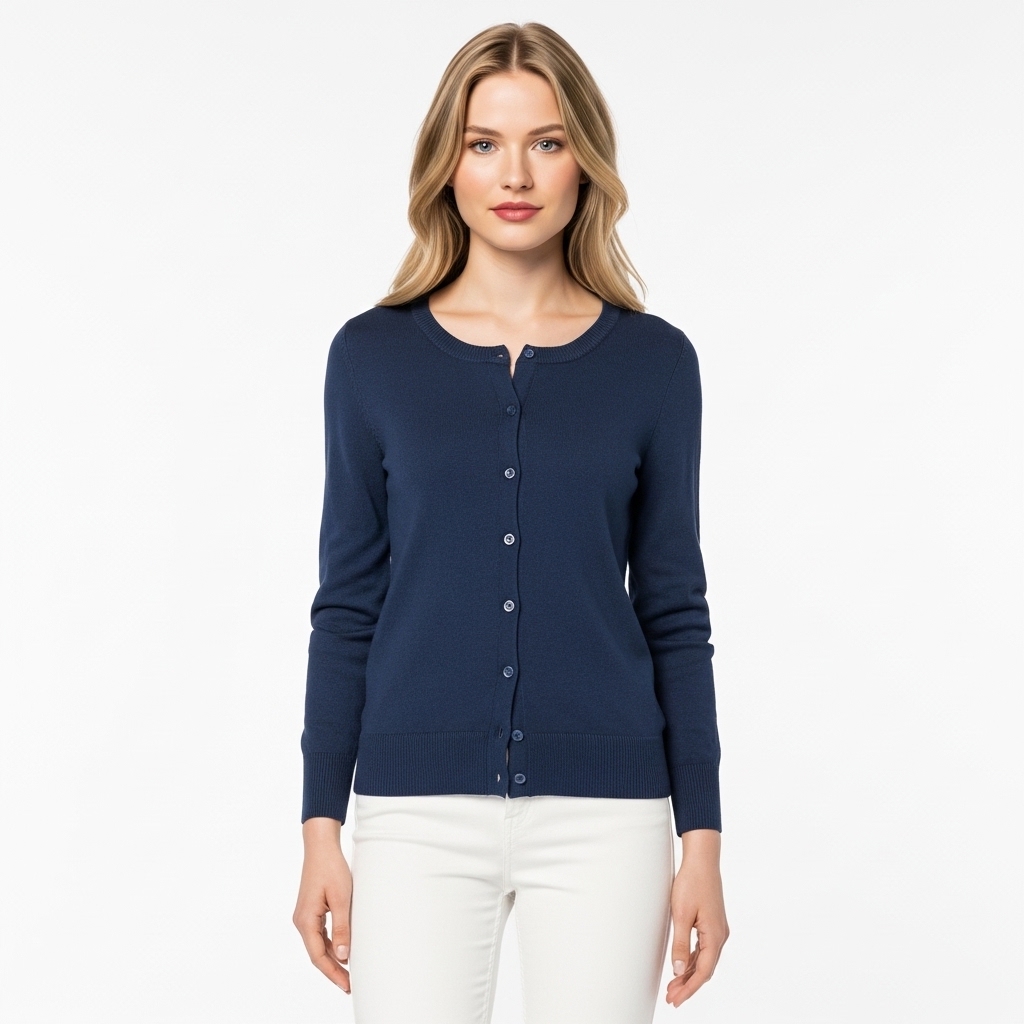 Lightweight Plus Size Cardigan With Button For Women