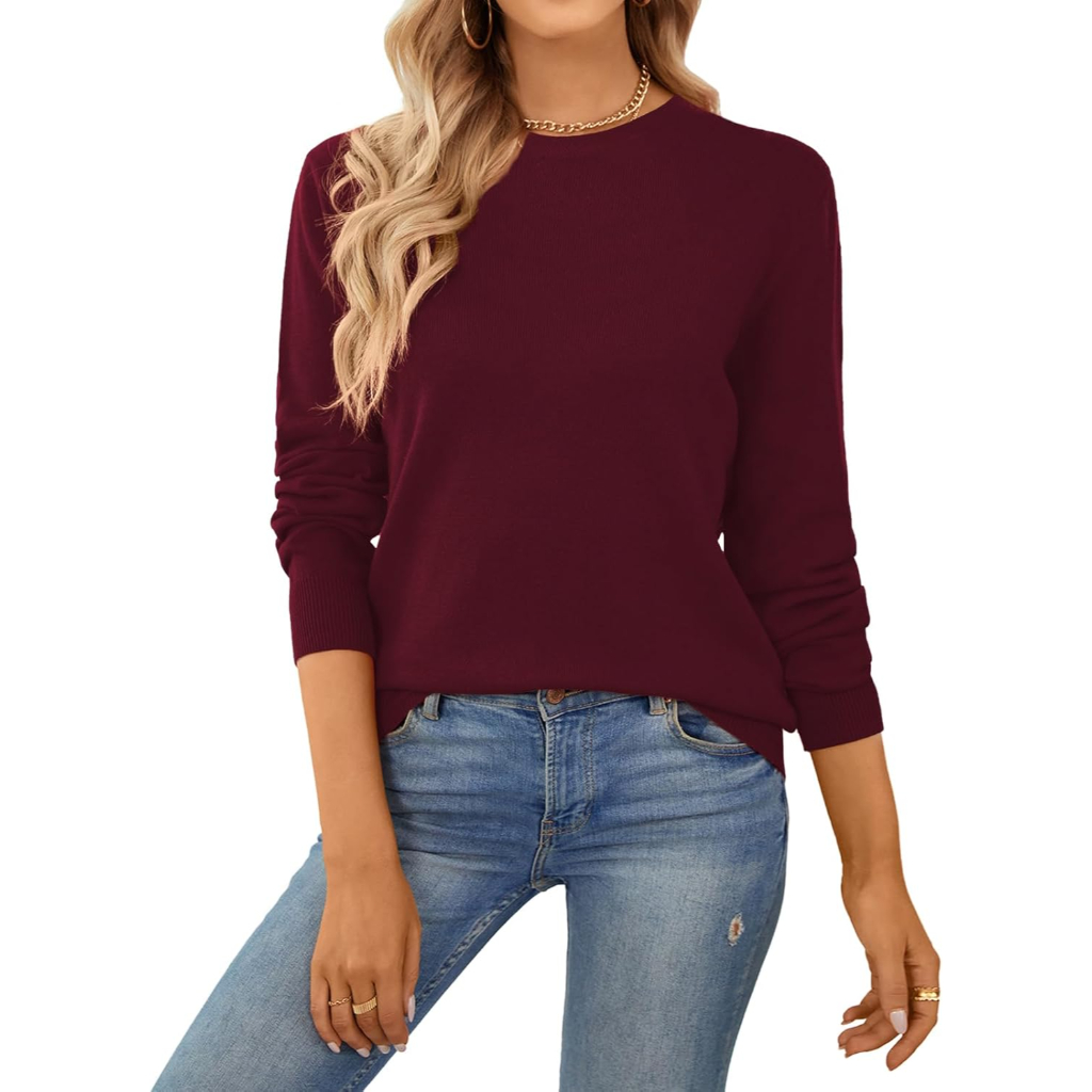 Women Long Sleeve Pullover Sweater