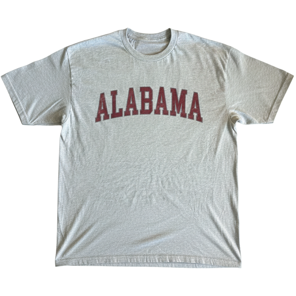 Vintage Inspired College State T Shirt With Bold Letter Graphic-My Comfy Blouse