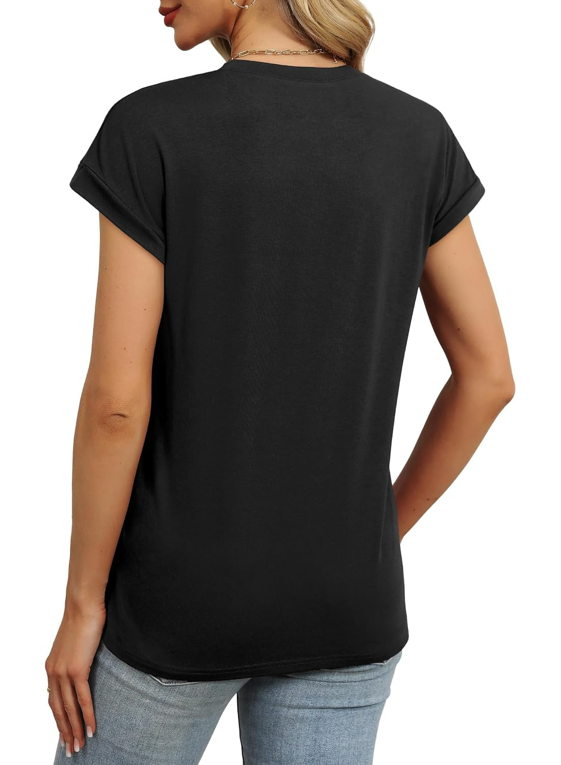 Short Sleeve Summer Tunic Top-My Comfy Blouse