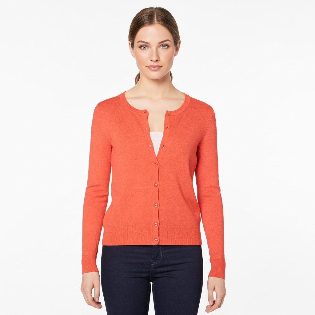 Lightweight Plus Size Cardigan With Button For Women