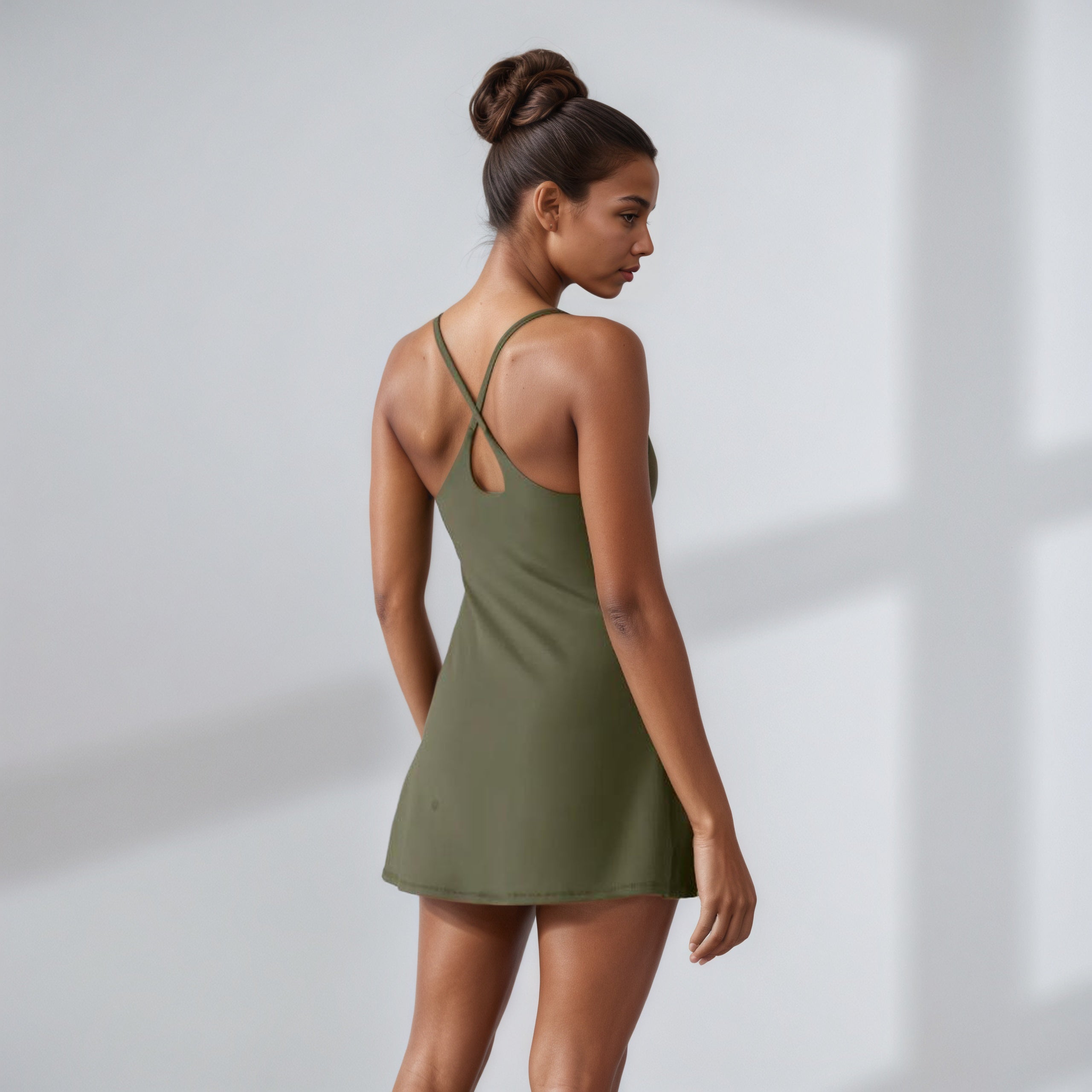 Softlyzero Plush Backless Active Dress-My Comfy Blouse