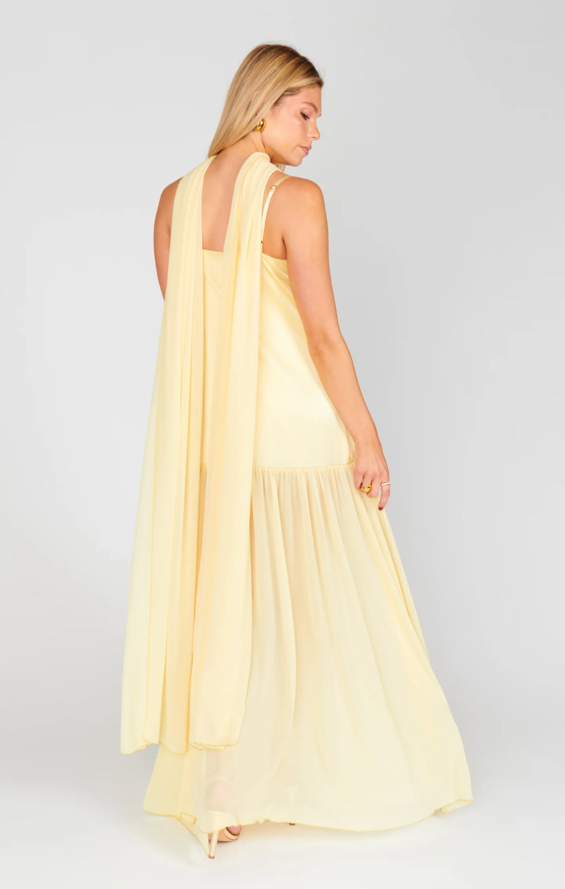 Spaghetti Strap Satin Maxi Dress-My Comfy Blouse