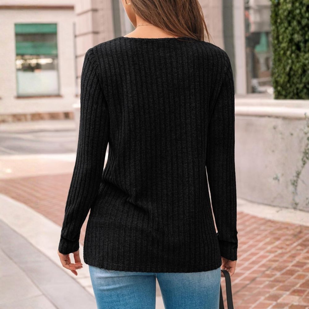 Women's Lace Long Sleeve Shirt Fall Top Fashion Casual Tunic Sweaters Mesh