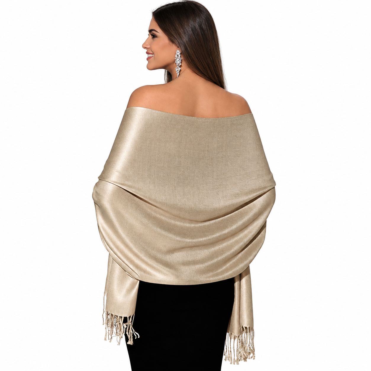 Casual Pashmina Shawl Wrap For Dresses For Women