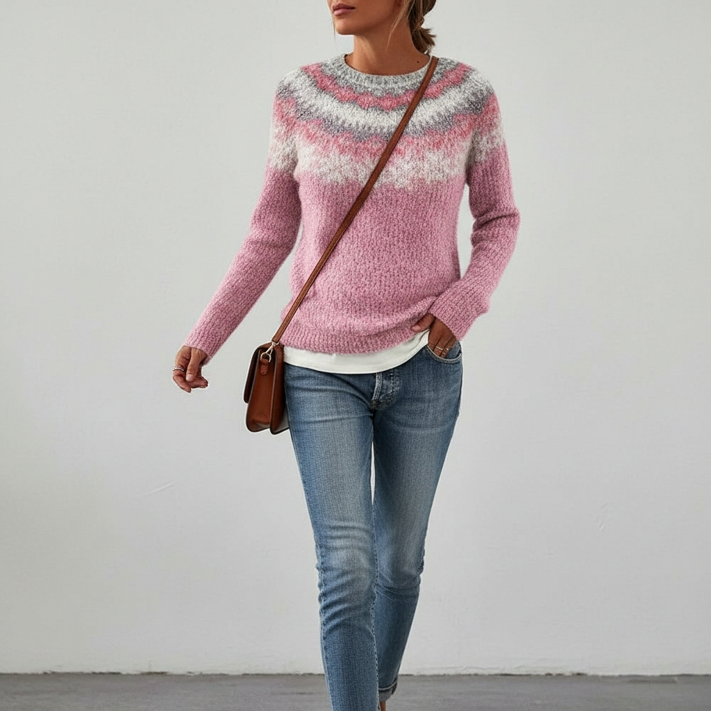Cashmere Knit Pullover for Layering And Seasonal Outfits