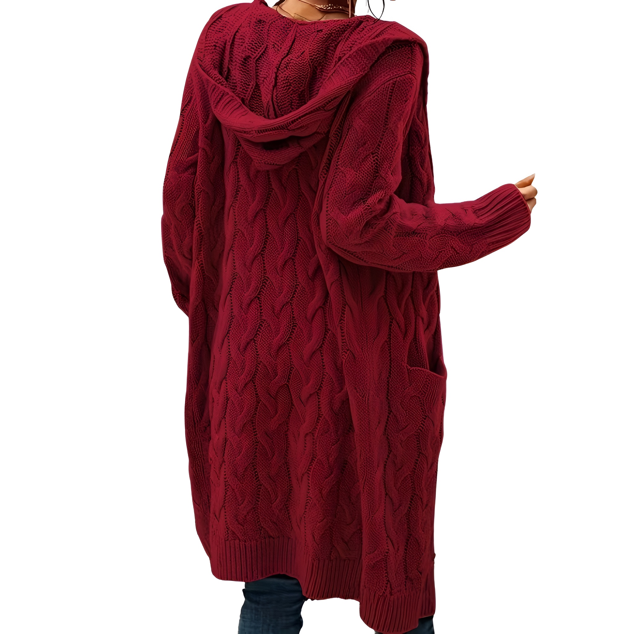 Casual Long Cardigan Knitwear For Women