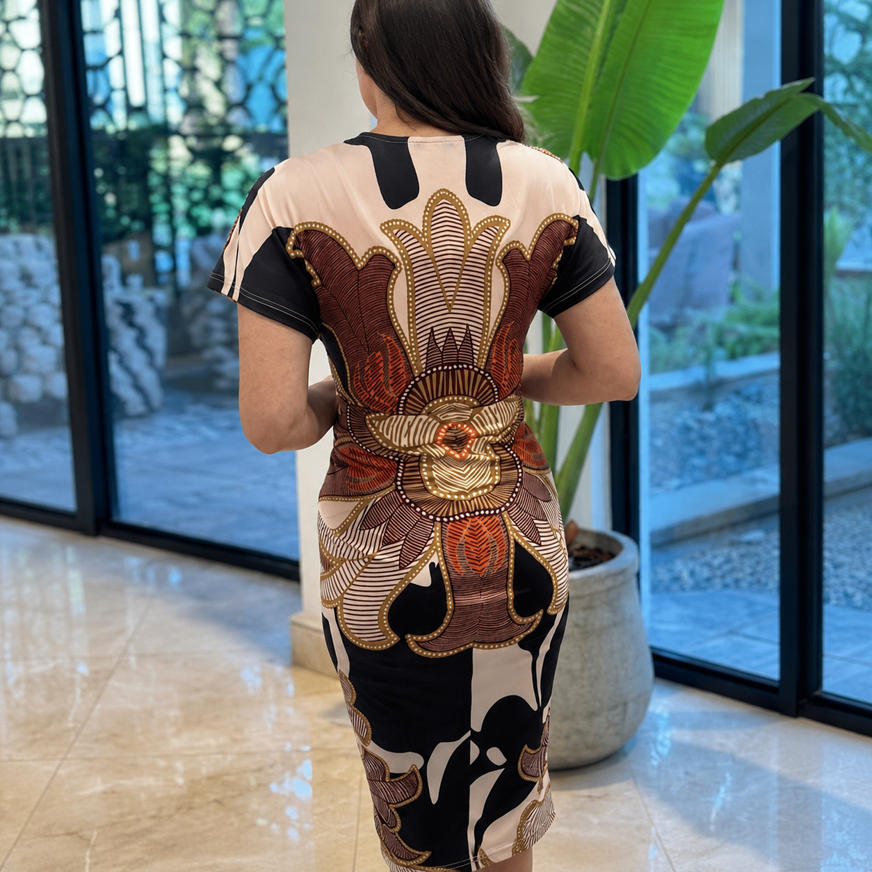 Casual Midi Bodycon Dress For Women