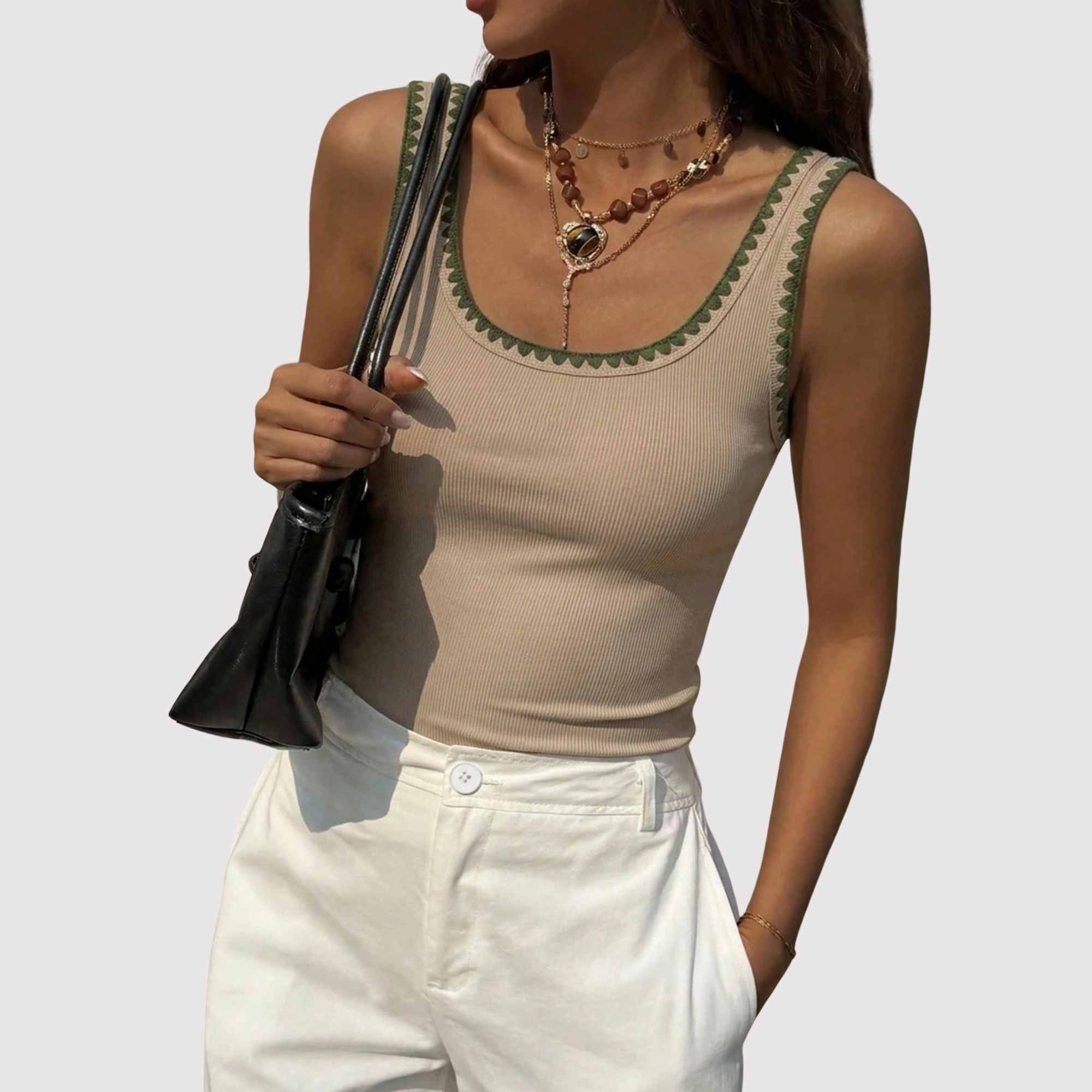 Casual Slim Sleeveless Tank Top For Women