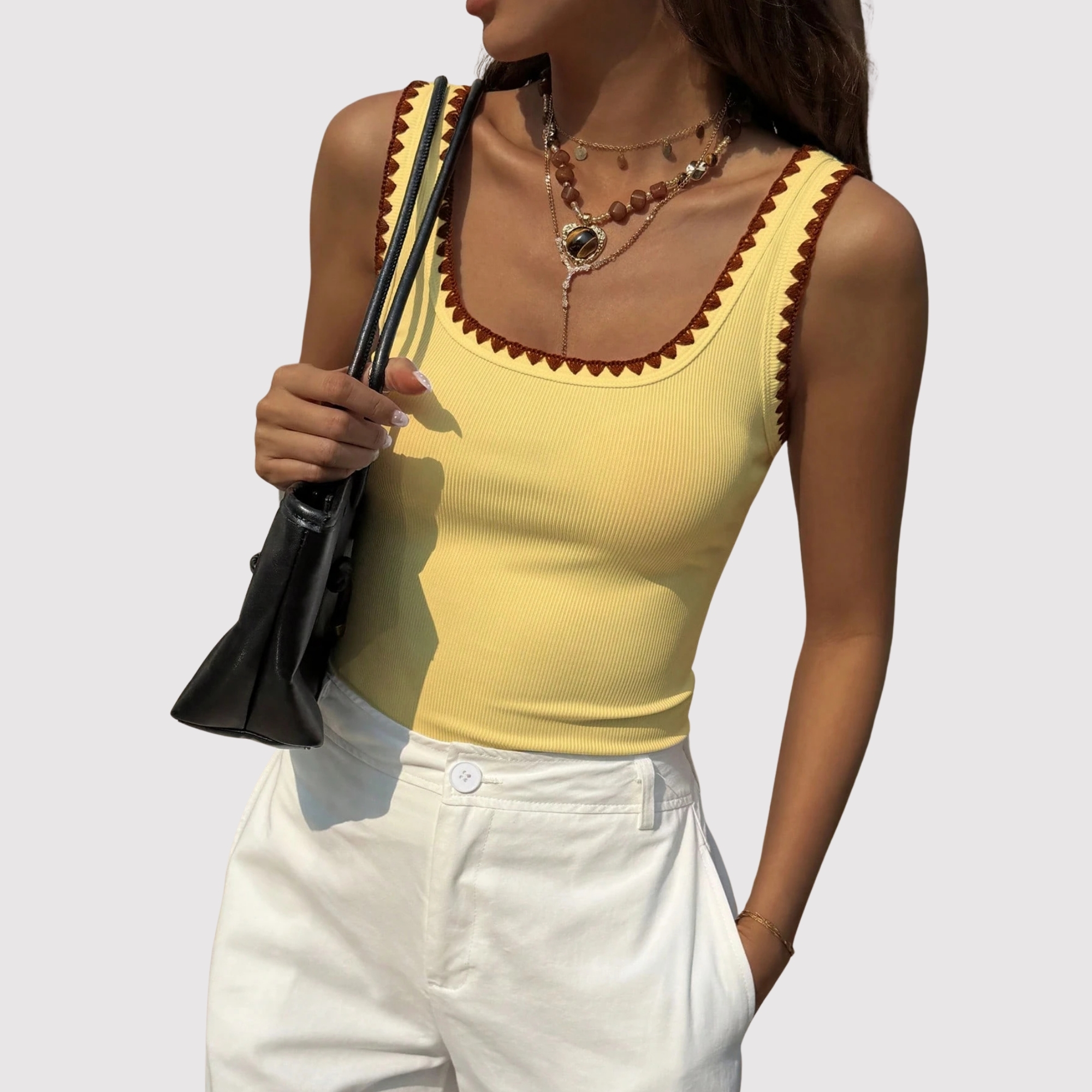 Casual Slim Sleeveless Tank Top For Women