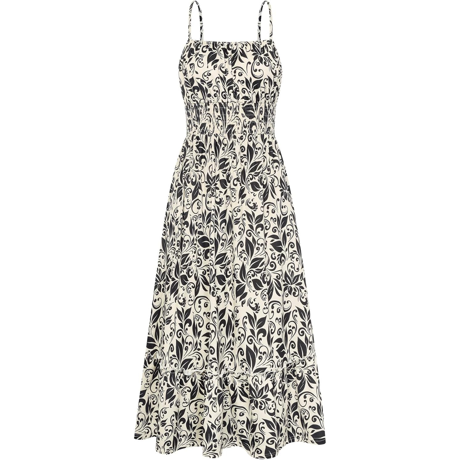 Casual Summer Vacation Maxi Dress With Pockets