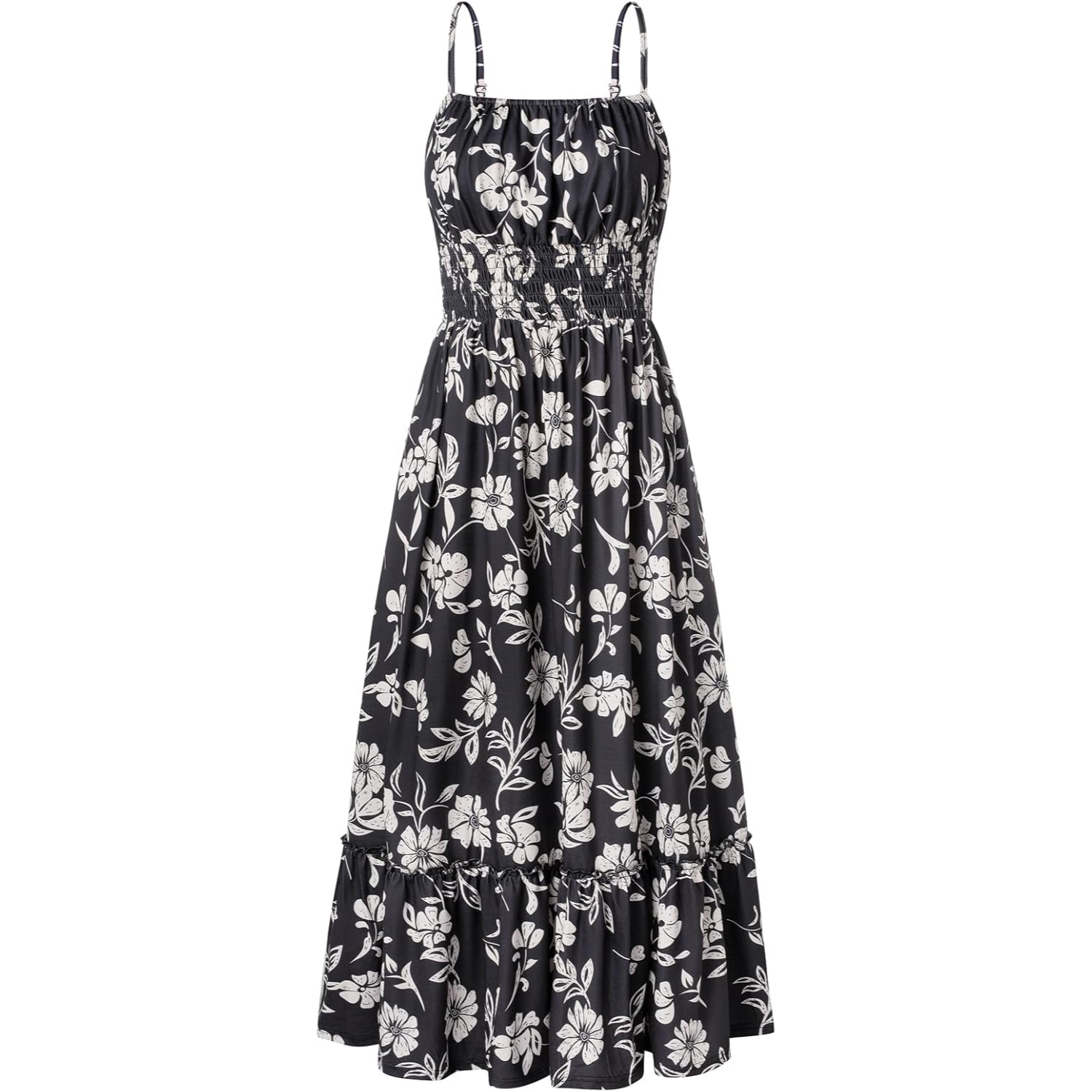 Casual Summer Vacation Maxi Dress With Pockets